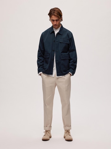 SELECTED HOMME Between-season jacket 'Roto' in Blue