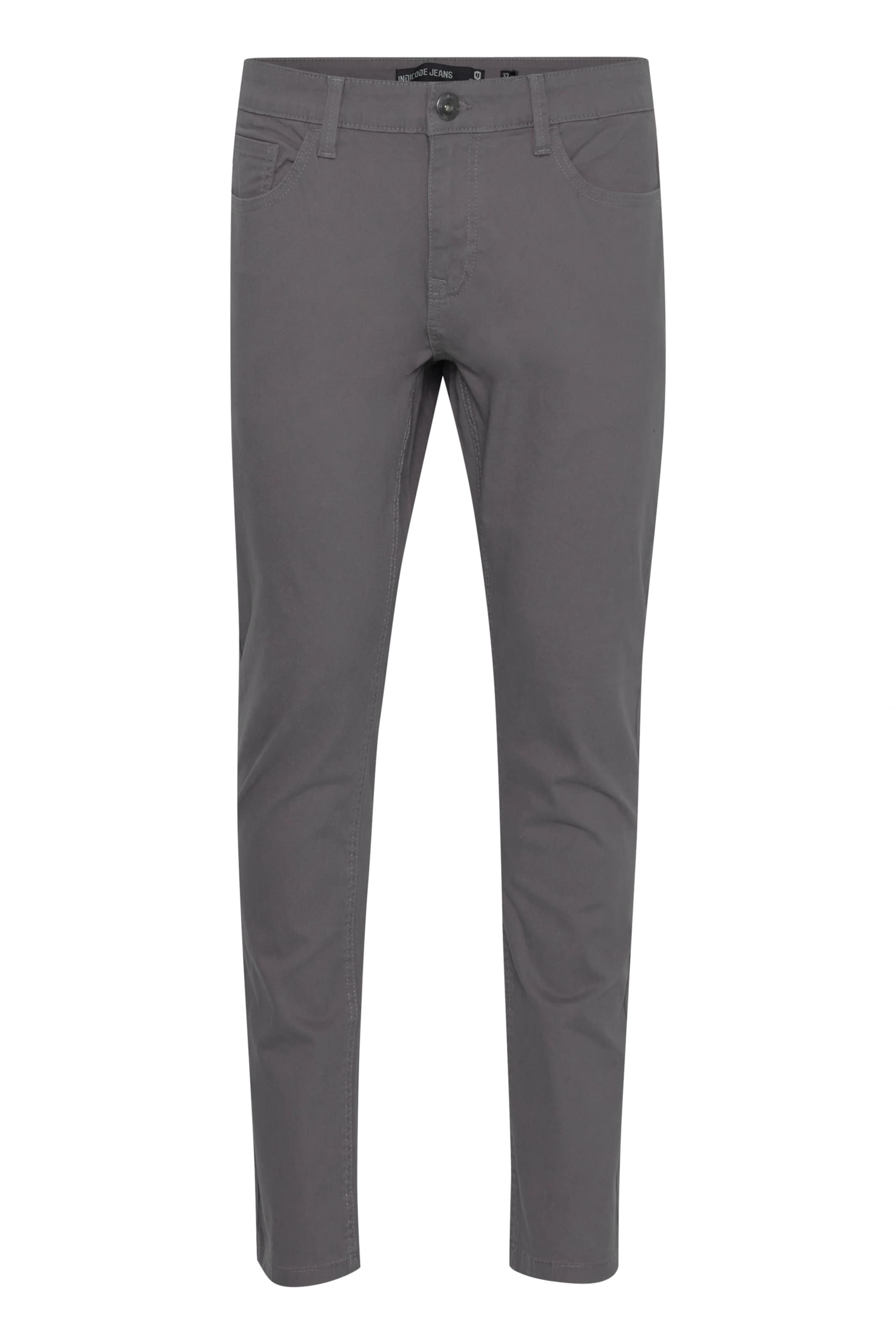 INDICODE JEANS Regular Jeans 'Pokar' in Grijs: voorkant