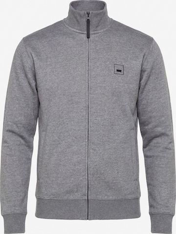 Carrera Jeans Sweatshirt 'Full Zip' in Grau: Vorderseite