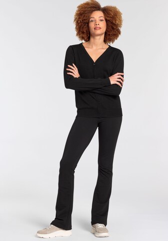 FLASHLIGHTS Boot cut Pants in Black