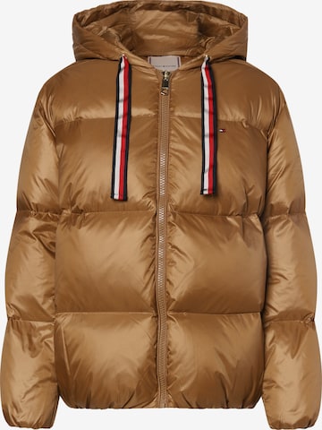 TOMMY HILFIGER Winterjacke in Braun: predná strana