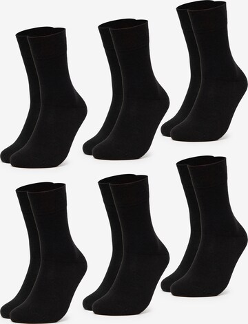 Occulto Socks 'Diabetiker Oliver' in Black: front