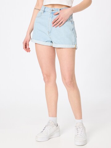 Funky Buddha Regular Jeansshorts in Blau: predná strana