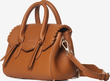 Secret Pon Pon Handbag 'Seraphina Lux' in Brown: front