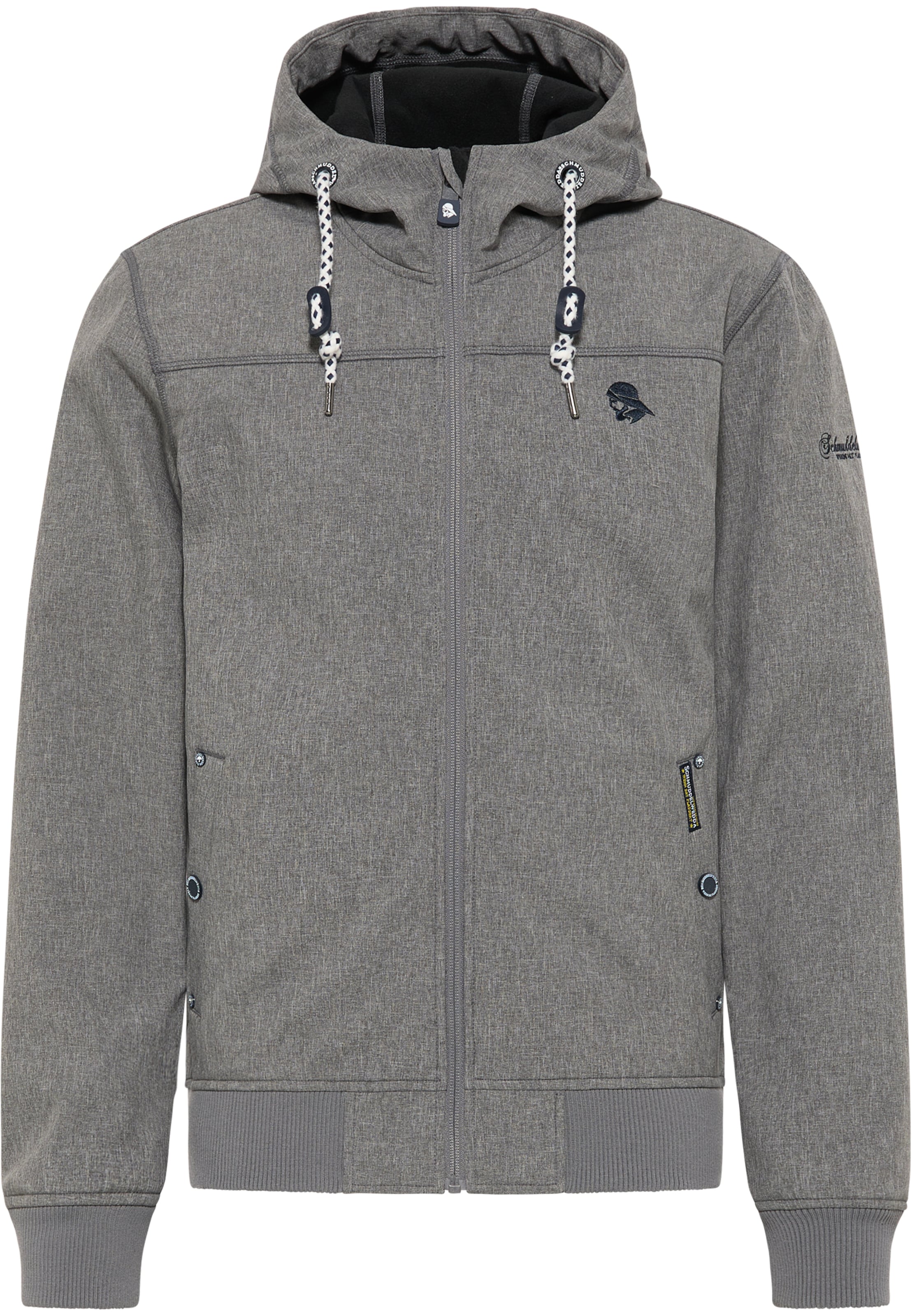 SchmuddelweddaTehnička jakna - siva boja: prednji dio