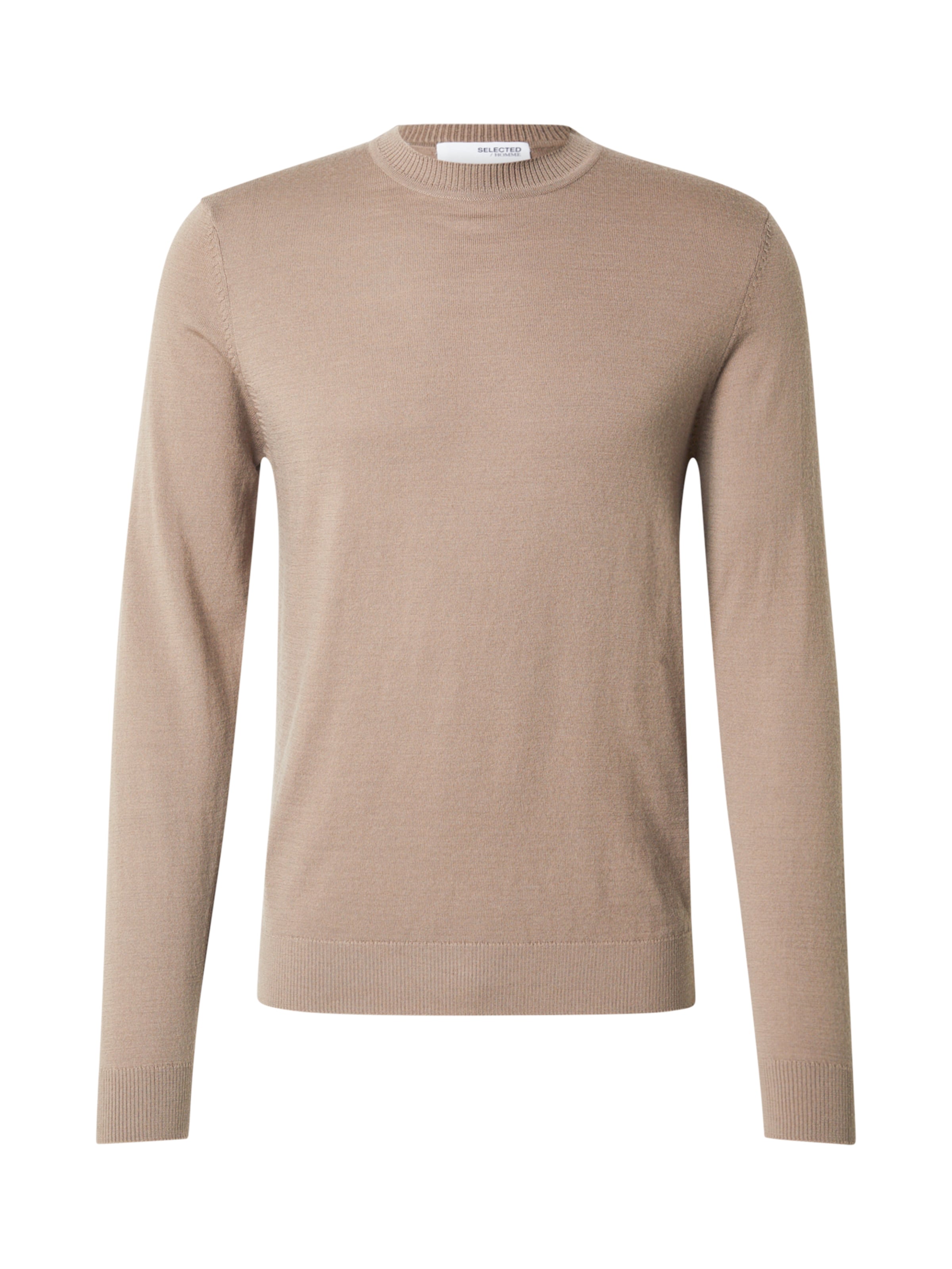 SELECTED Neulepaita 'SLHTOWN' värissä beige: etupuoli