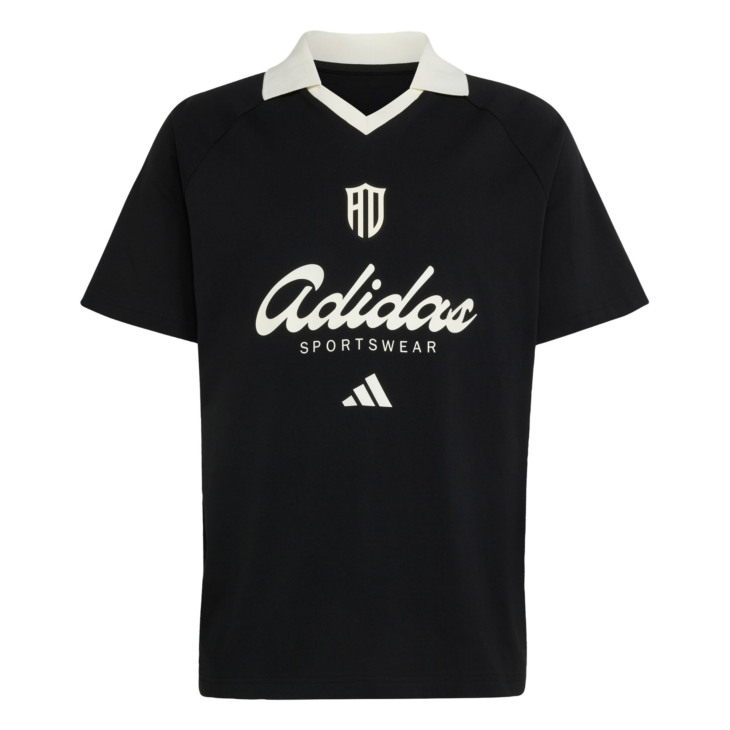 ADIDAS SPORTSWEAR T-Shirt fonctionnel 'Lux Tiro' en XS en noir / blanc, Vue avec produit