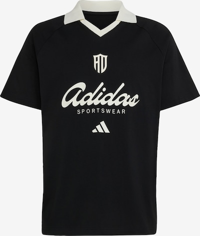 XS dydžio Sportiniai marškinėliai 'Lux Tiro' iš ADIDAS SPORTSWEAR, spalva – juoda / balta, Prekių apžvalga