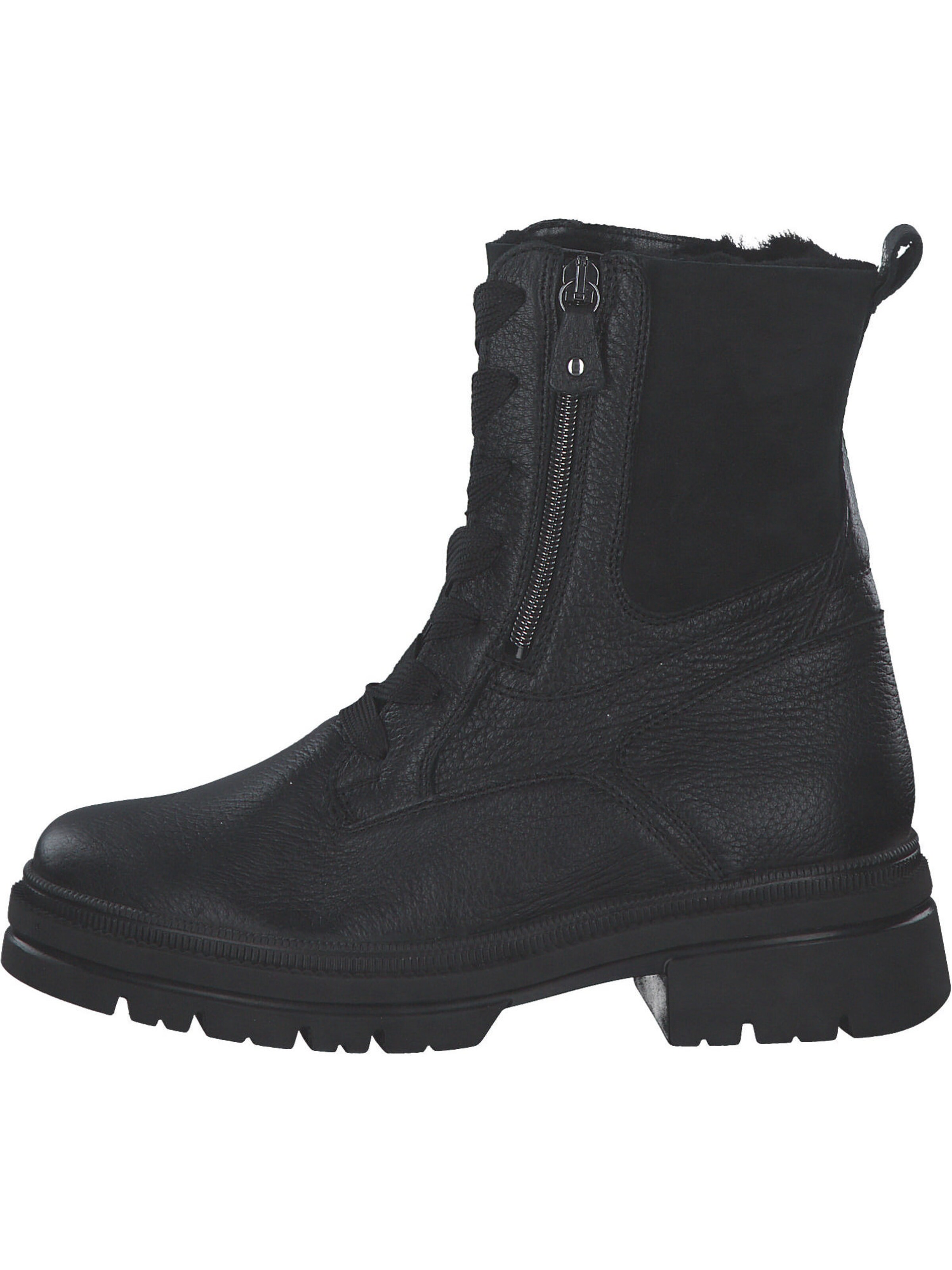 WALDLÄUFER Schnürstiefelette 'Amara' in Schwarz