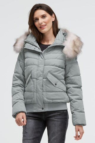 Soccx Winter Jacket in Blue: front