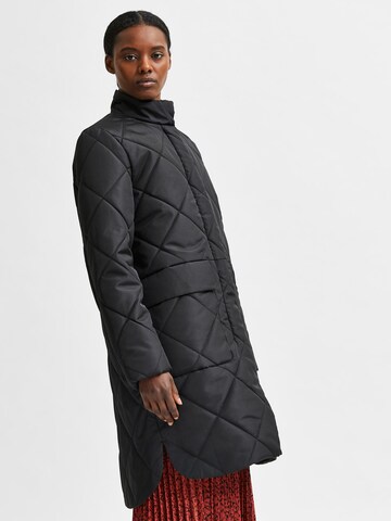 SELECTED FEMME Between-Seasons Coat 'Naddy' in Black