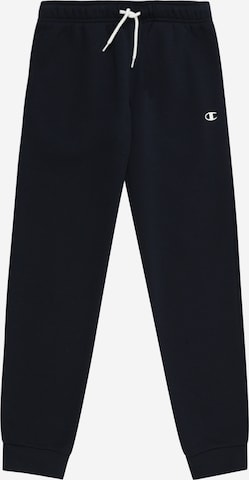 Tapered Pantaloni de la Champion Authentic Athletic Apparel pe negru: față