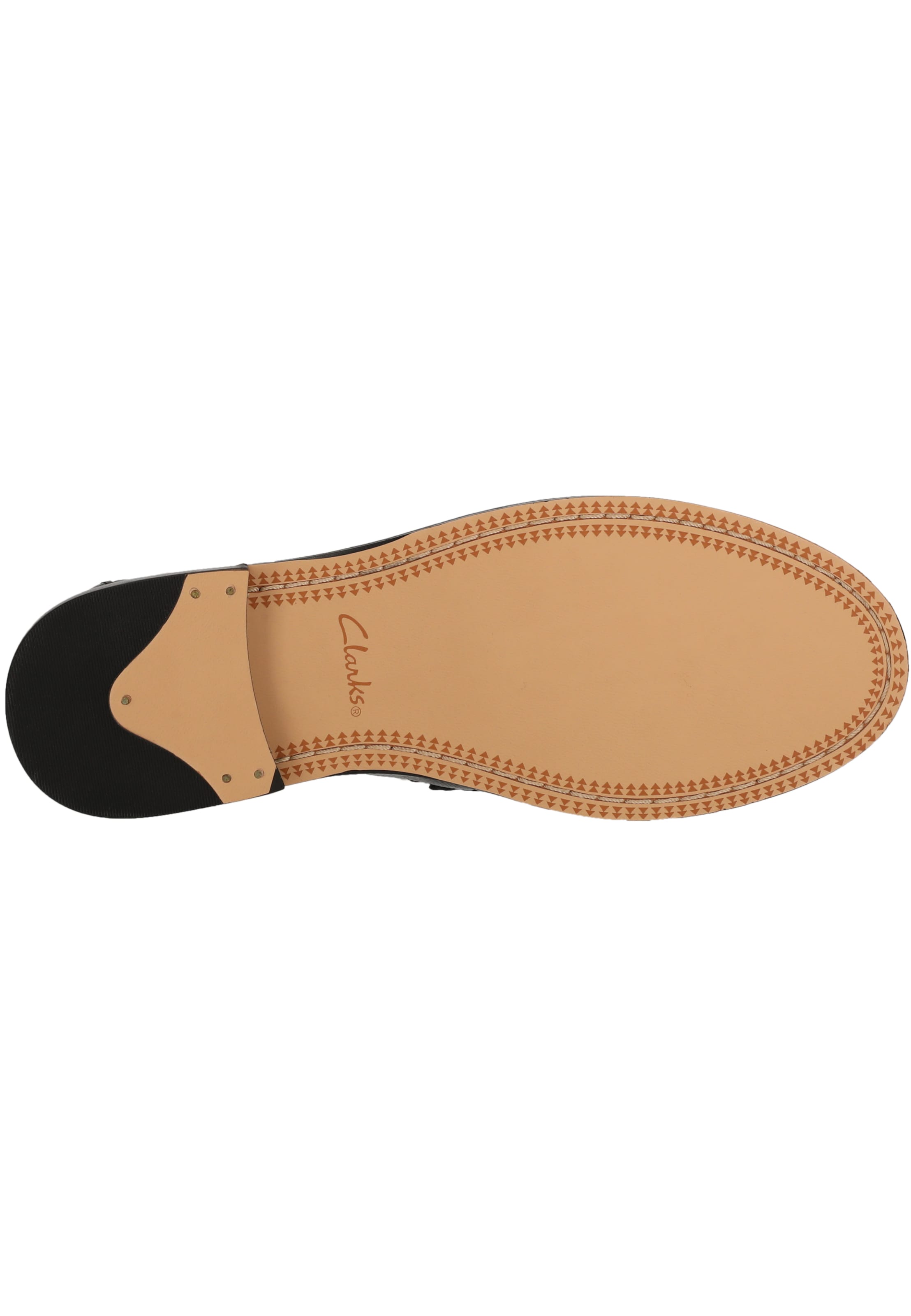 CLARKS Mokassin 'Straven2 Step' in Schwarz