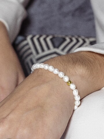 Luxenter Armband 'Unwe'‌ in Weiß