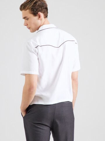 Abercrombie & Fitch Regular fit Overhemd in Wit