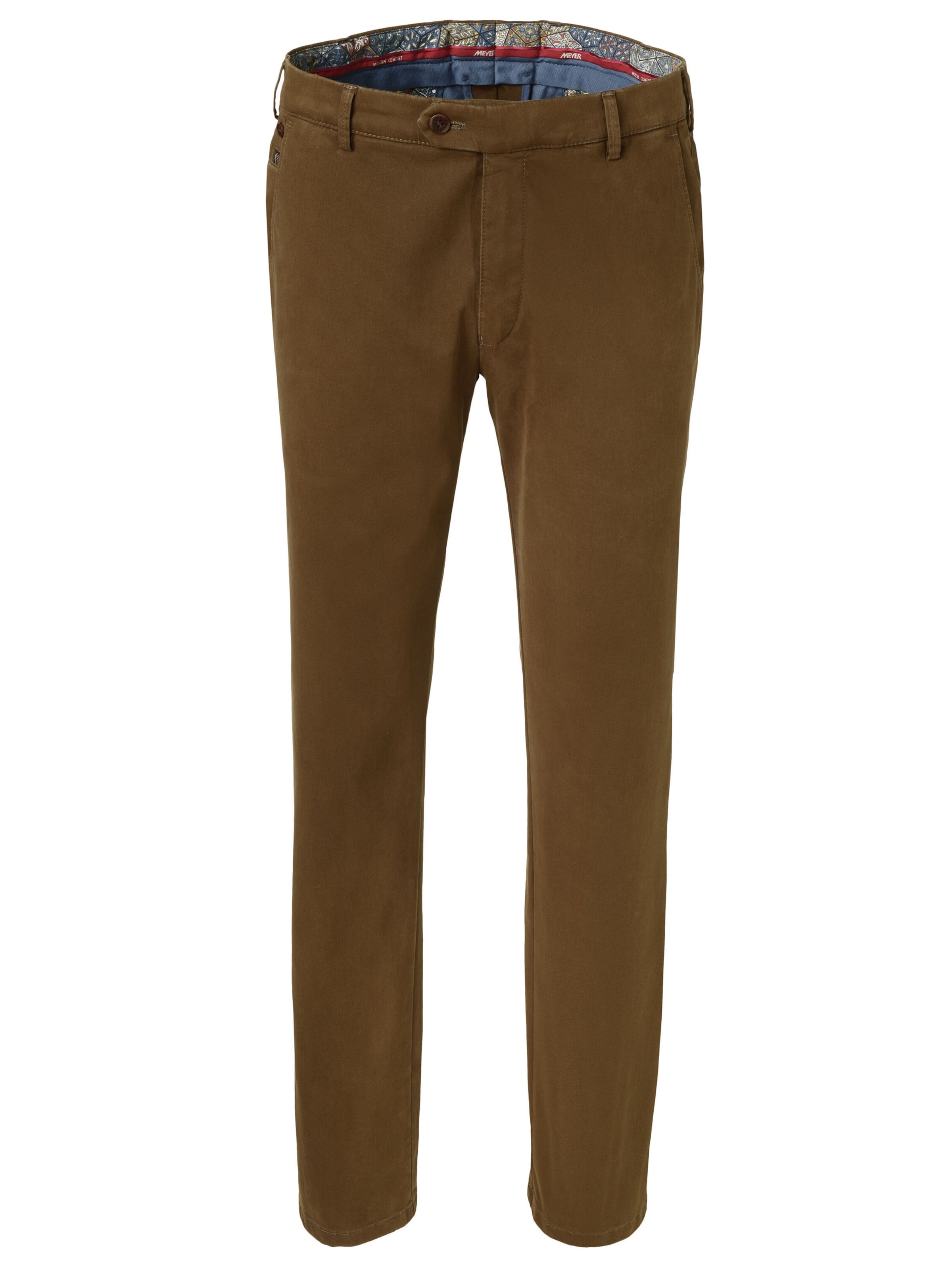 Meyer Hosen Chinohose 'Roma' in Braun: Vorderseite