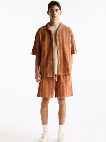 Fit confort Chemise Pull&Bear en orange