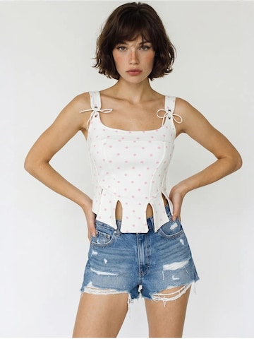 Bianco Lucci - Top em branco: frente