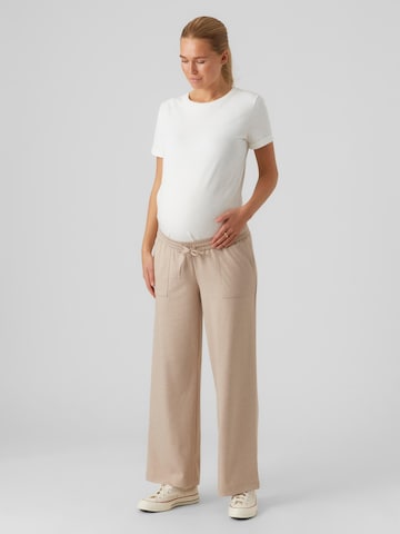 MAMALICIOUS - regular Pantalón 'MALIN' en beige