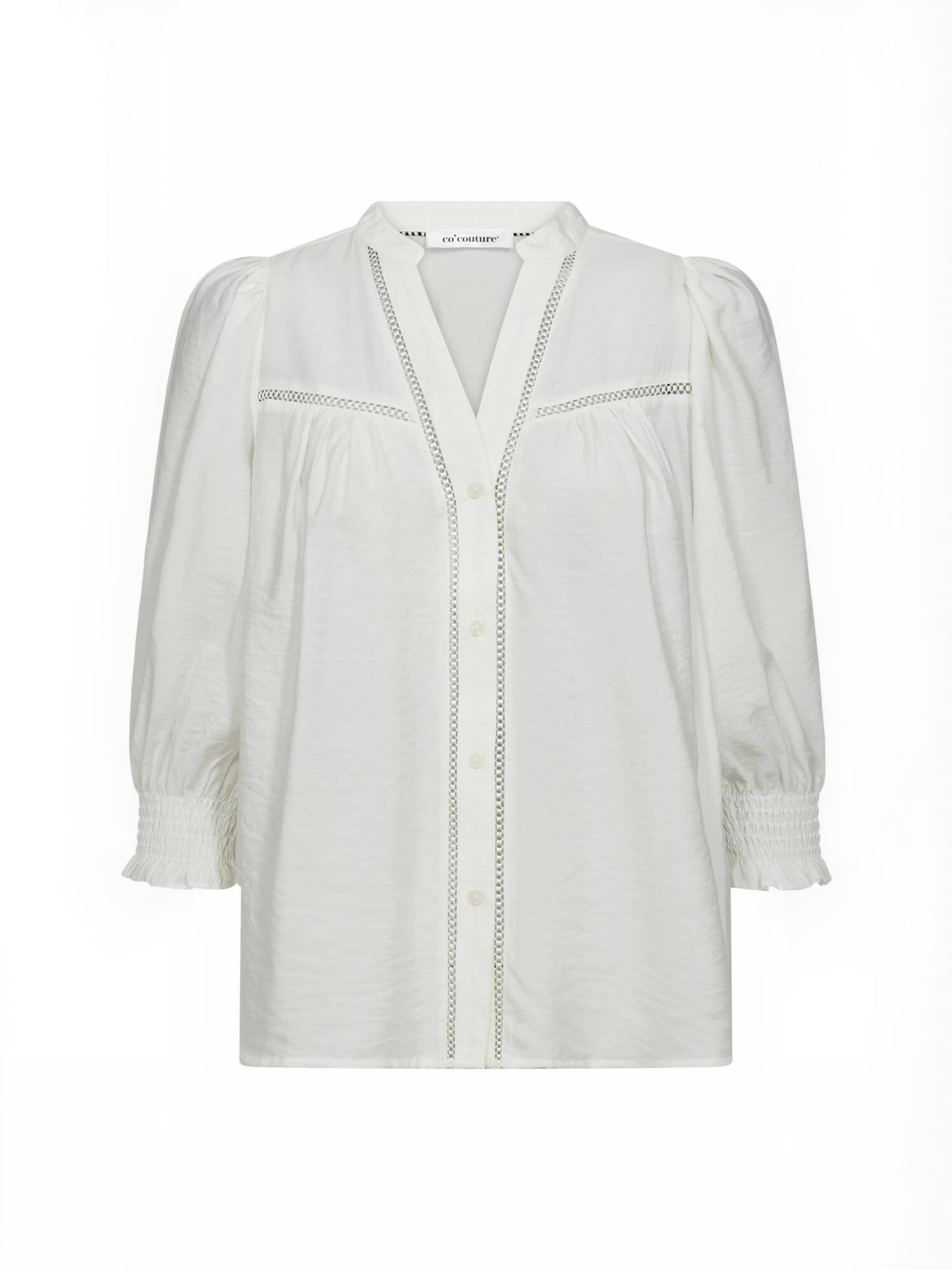 co'couture - Camiseta ' Callum ' en blanco: frente