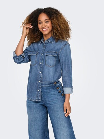 Camicia da donna 'ONLSevigny' di ONLY in blu: frontale