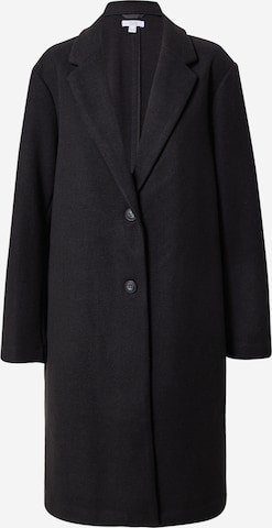 OVS Between-Seasons Coat in Black: front