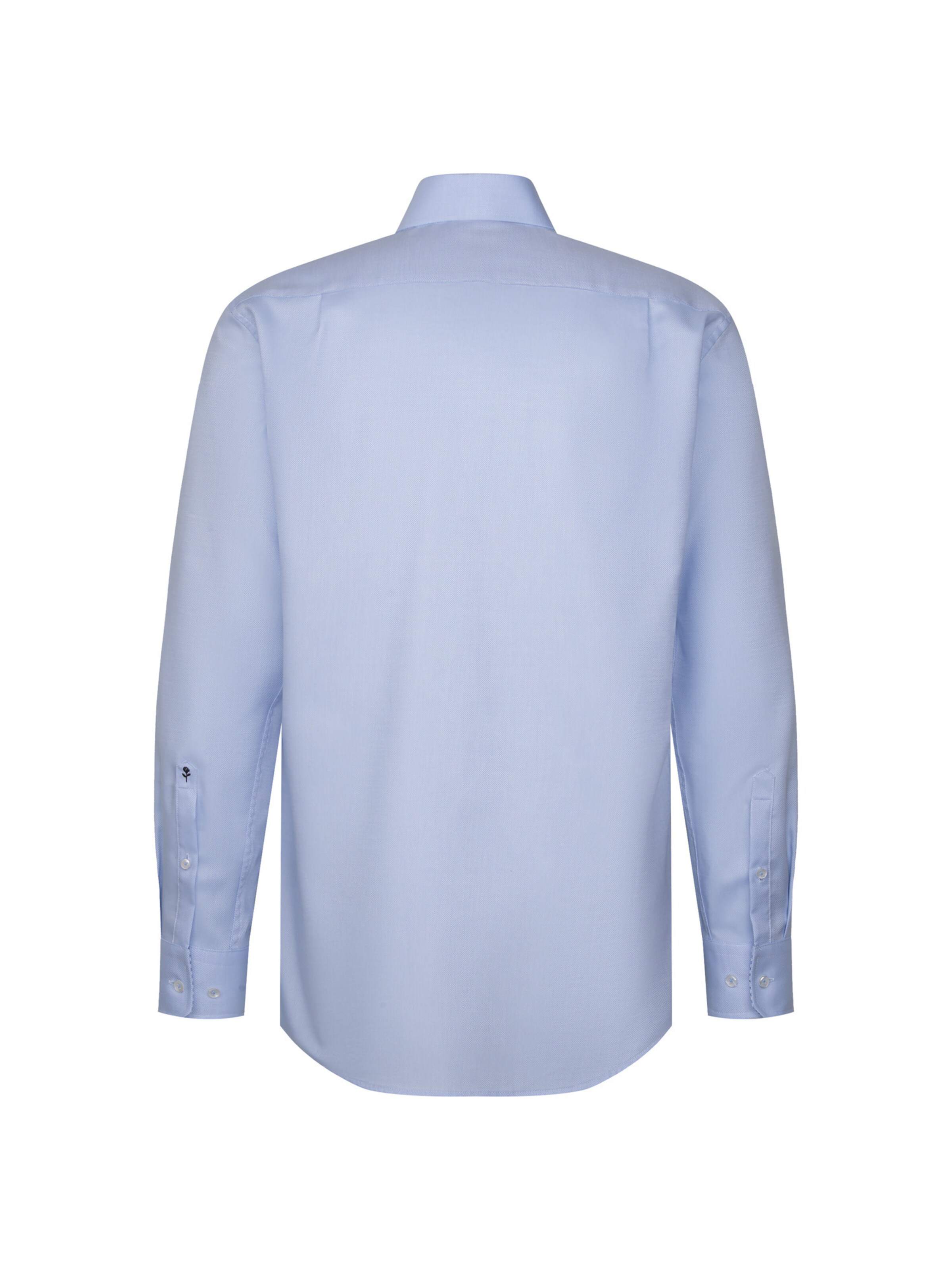 Coupe regular Chemise business 'Schwarze Rose' SEIDENSTICKER en bleu