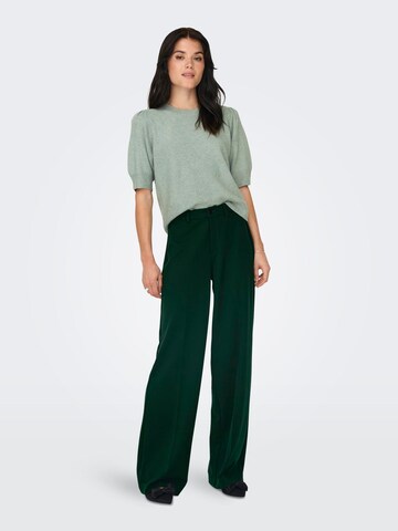 Wide leg Pantaloni con piega frontale 'ONLPEACH' di ONLY in verde