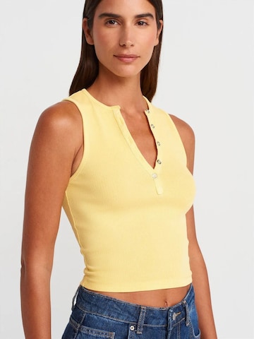Chemisier Dilvin en jaune