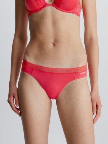 Calvin Klein Underwear String in Rood: voorkant