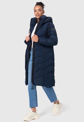 NAVAHOO Winter Coat 'Sahnekatzii XIV' in Blue