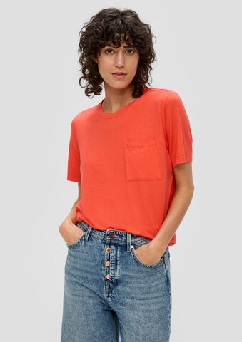 T-shirt s.Oliver en orange : devant