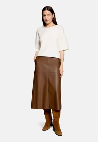 Jupe Betty Barclay en marron