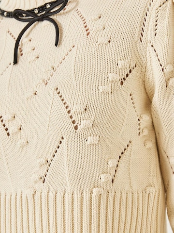 Pull-over Bianco Lucci en beige