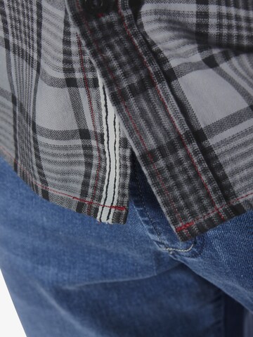 BABISTA Regular fit Button Up Shirt 'Verodassi' in Grey