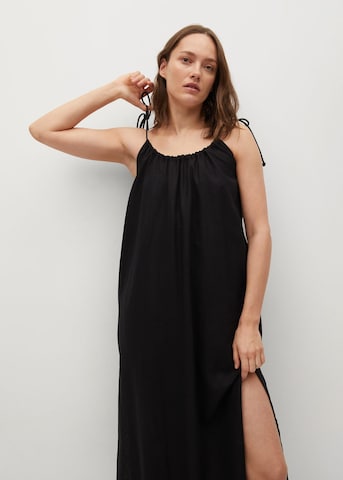 Robe 'Melon' MANGO en noir : devant