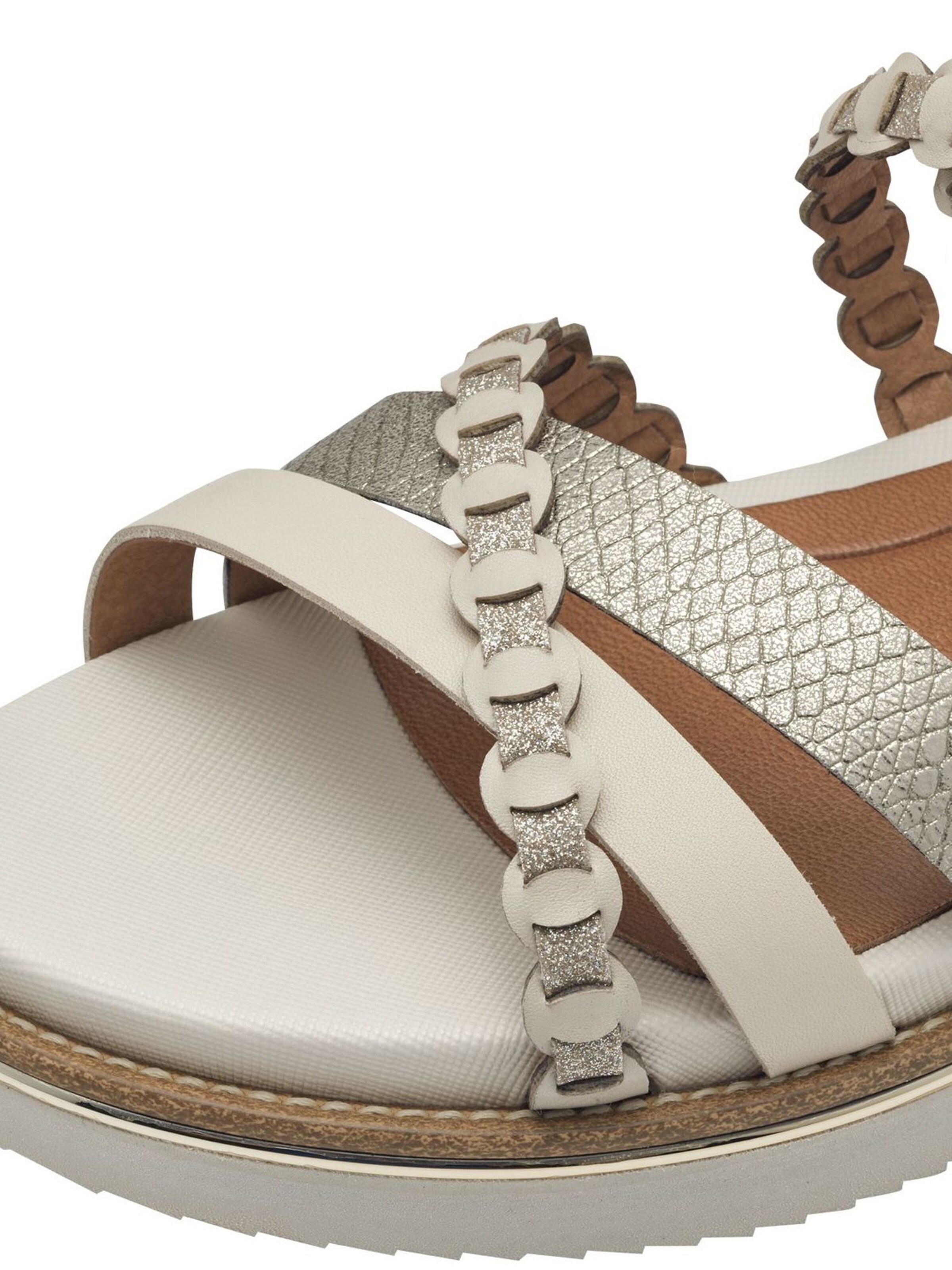 Tamaris Strap Sandals in Beige