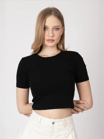 Hiccup Top 'Crop Top' | črna barva