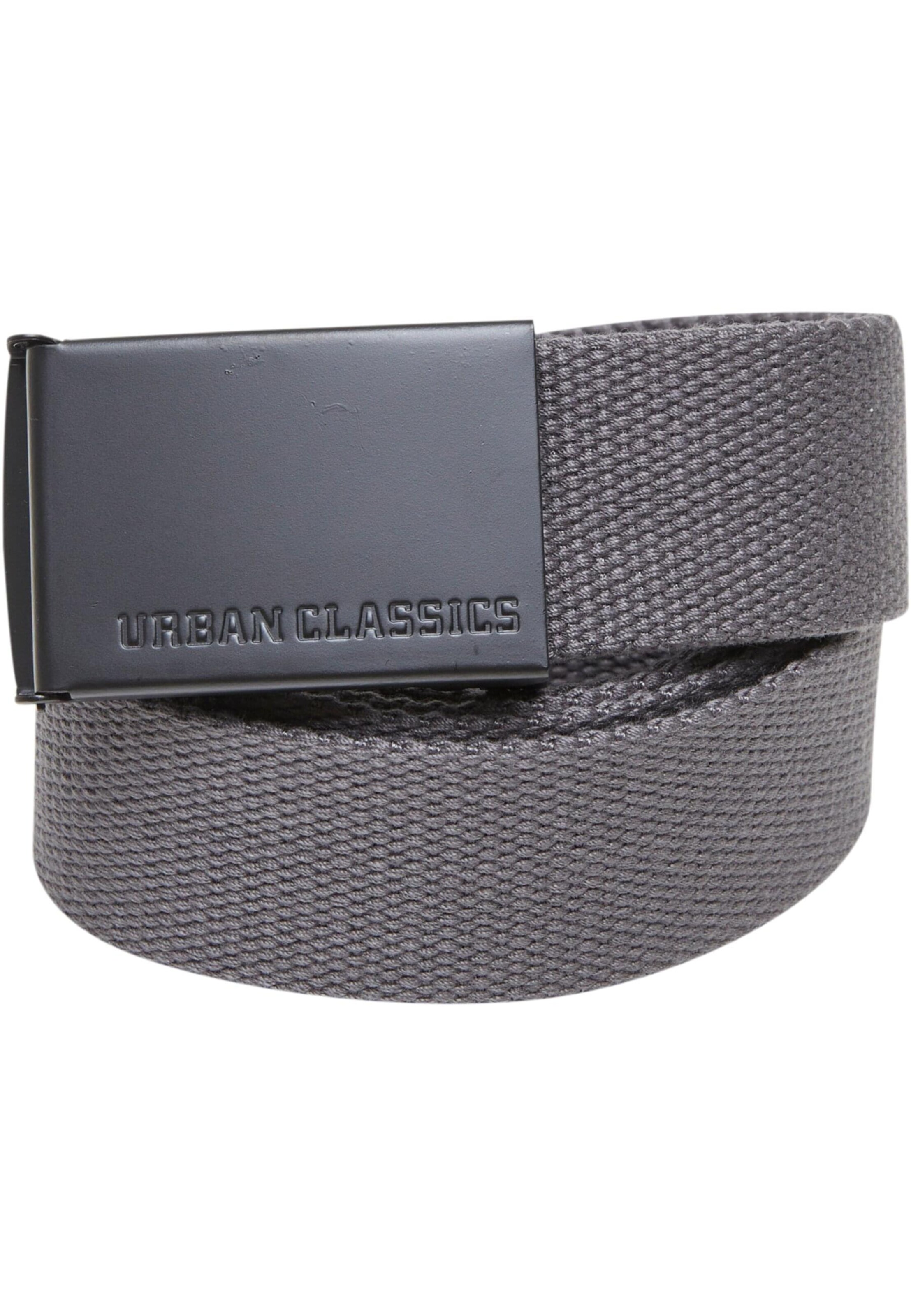 Urban Classics Övek ' Canvas Belt ' - fekete