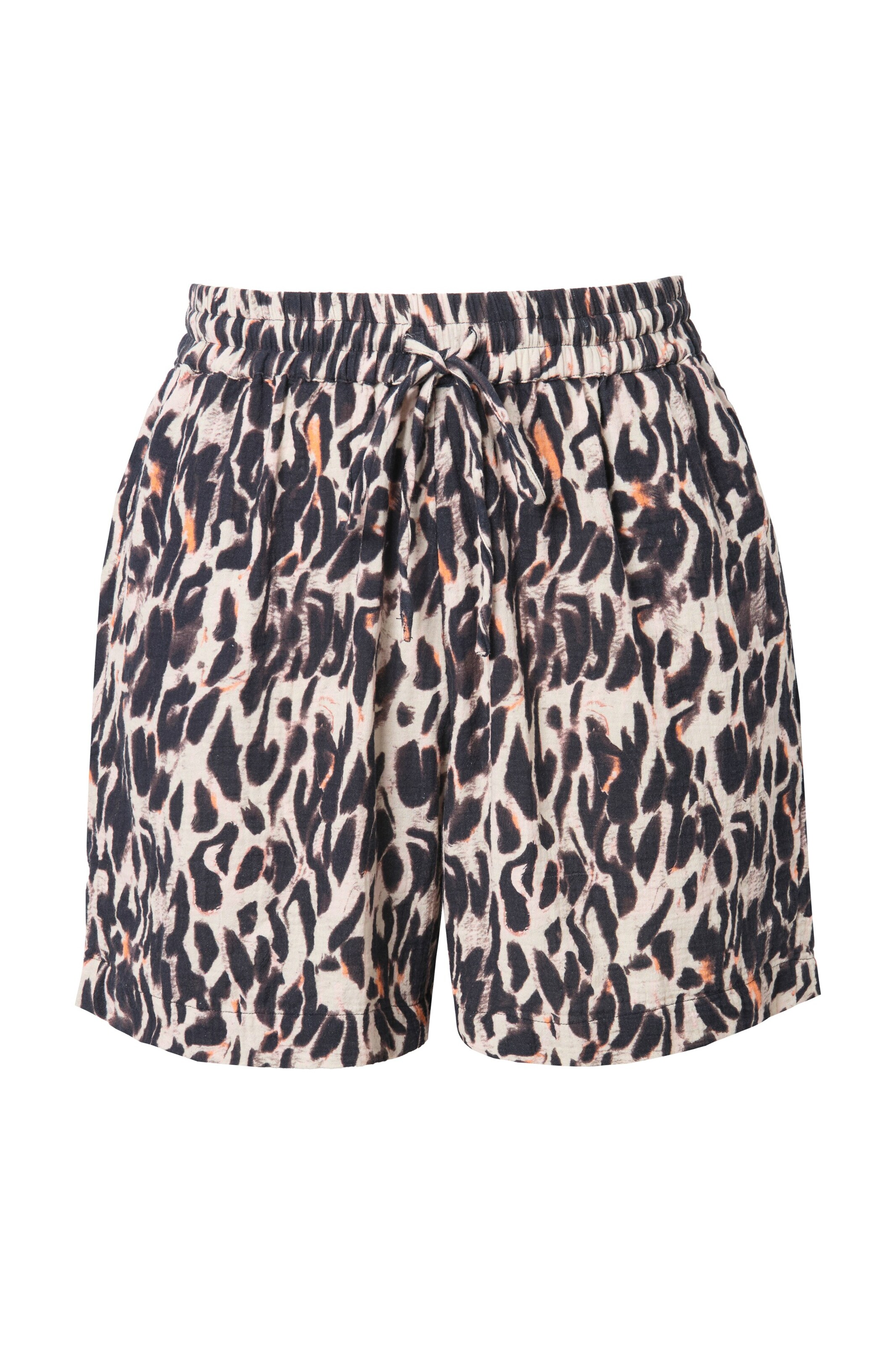 Studio Untold Wide leg Broek in Bruin: voorkant