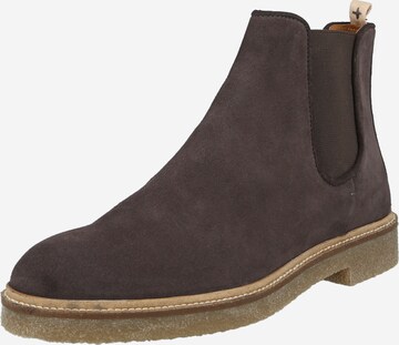 Hudson London Chelsea boots in Grijs: voorkant