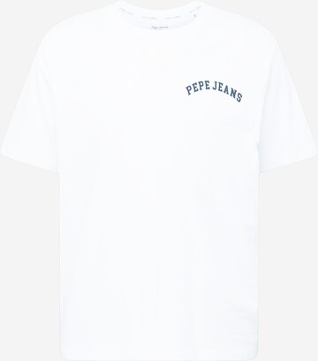 T-Shirt 'CLEMENTINE' Pepe Jeans en blanc : devant