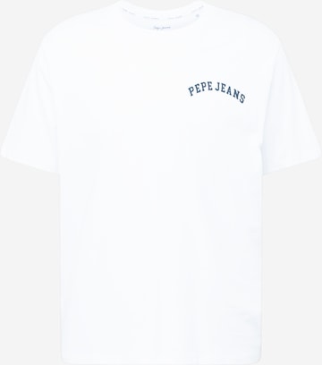 Pepe Jeans - Camiseta 'CLEMENTINE' en blanco: frente