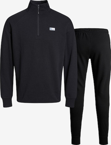 JACK & JONES Sweat suit 'Air' in Black: front