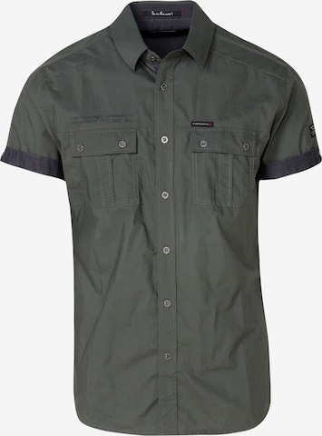KOROSHIRegular Fit Košulja - zelena boja: prednji dio