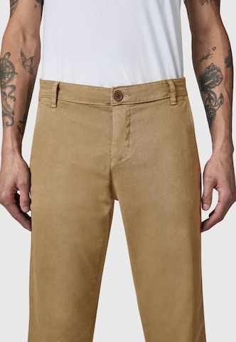 Coupe slim Pantalon chino 'Solon' Peak Time en marron