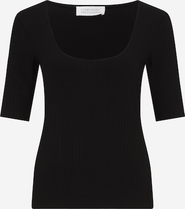 juoda Guido Maria Kretschmer Women Marškinėliai 'Julia': priekis