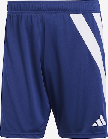 ADIDAS PERFORMANCE Workout Pants in Blue: front