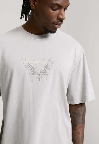 Ed Hardy Футболка 'Skull Rose' в Серый