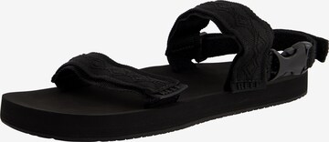 REEF Beach & Pool Shoes 'Convertible' in Black: front